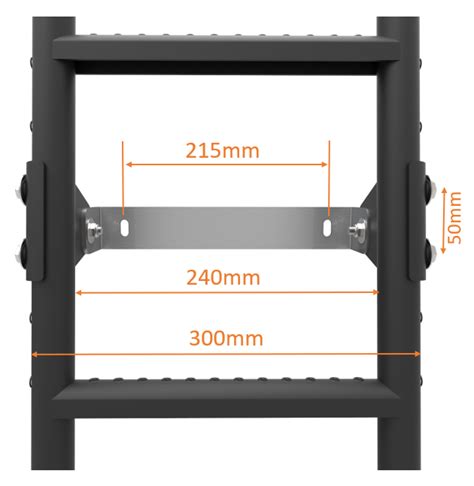 Citroen Relay Rear Door Ladder For High Roof Vans Rung Ladder Dl