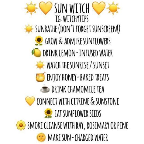 Tips For Witches Everywhere On Instagram Sun Witch Moon Witch