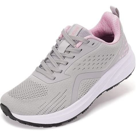 Bronax Womens Wide Toe Box Road Running Shoes Wide Athletic Tennis Sneakers With Rubber