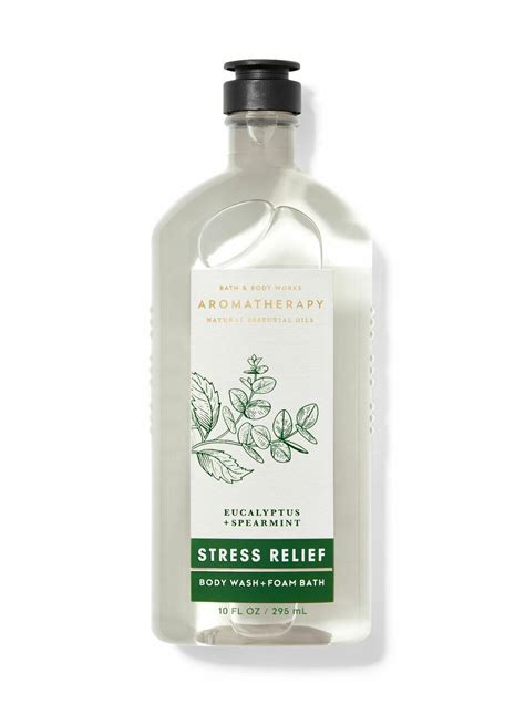 Bath Body Works Aromatherapy Stress Relief Eucalyptus Spearmint Body Wash Foam Body Washes