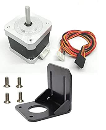 Invento Nema 17 4 2 Kg Cm Bipolar Stepper Motor With L Bracket Mount