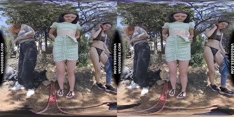 3 Gorgeous Babes Naked In Forest Playing With Their Pussies Next To Abandoned Building VR Porn