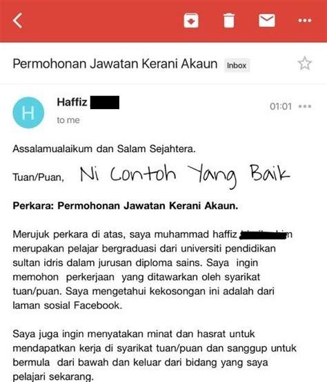 Mohon Kerja Contoh Resume Terbaik Bahasa Melayu Gambar Hantar