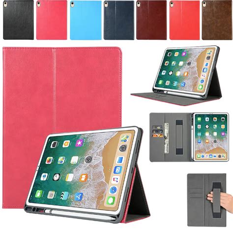 Tablet Wallet Case With Pen Slot Holder For Ipad Pro Inch