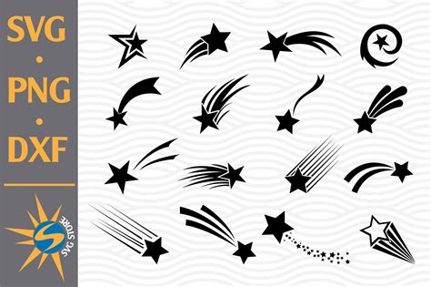 Shooting Star Svg Shooting Star Svg Bundle Shooting Star Clipart