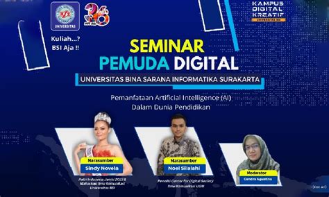 Seminar Pemuda Digital Angkat Isu Pemanfaatan AI Dalam Dunia Pendidikan