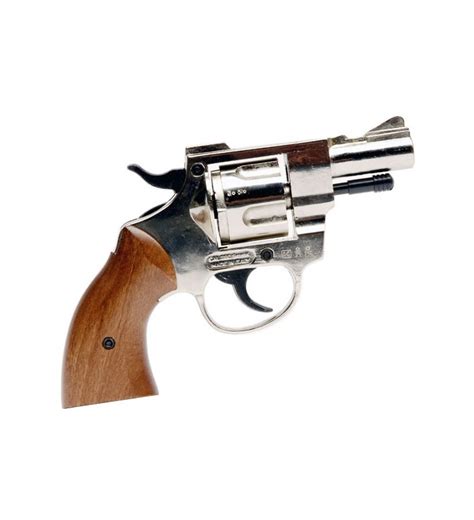 BRUNI REPLICA REVOLVER OLYMPIC CAL 380 NIKELATA PISTOLA A SALVE