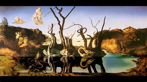 Salvador Dali Swans Reflecting Elephants