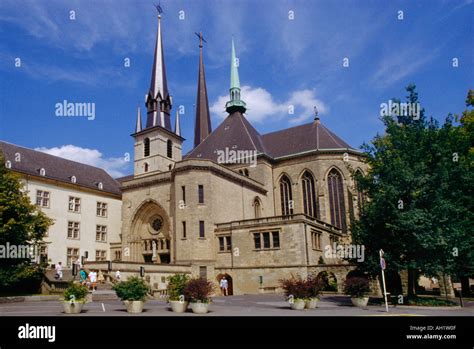 Luxembourg Notre Dame Cathedral Stock Photo - Alamy