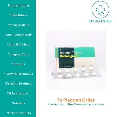 Baclosign Mg Baclofen Tablets At Rs Stripe Baclofen Tablets In