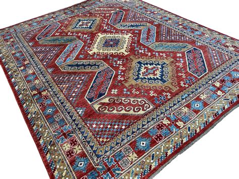 Hand Knotted Afghan Rug Premium Hand Spun Afghan Wool Fair Trade For