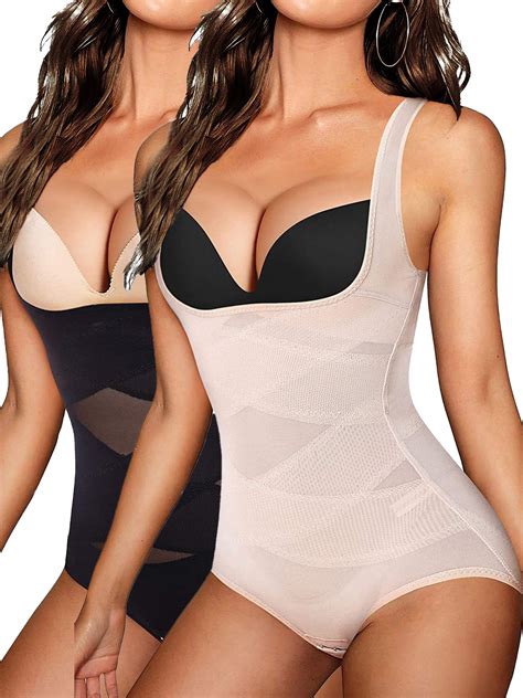 Anyfit Wear Tummy Control Shapewear Bodysuit For Women Seamless