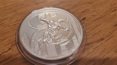 Srebrna Moneta Batman DC Comics NIUE 1oz 999 Kraków Licytacja na