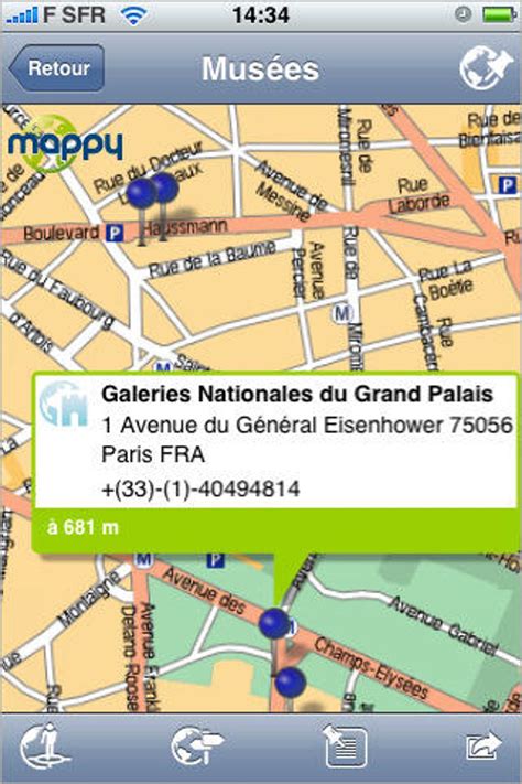 Mappy Plan Itin Raire Gps Pour Iphone T L Charger