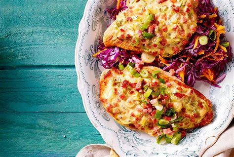 Flammkuchen Schnitzel Elsässer Art Rezept LECKER