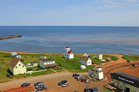 north rustico harbour lighthouse  north rustico pe canada