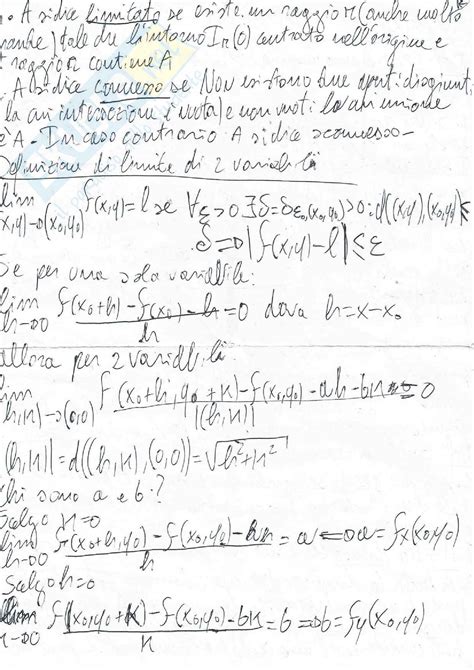 Funzioni Di Due Variabili Appunti Di Analisi Matematica II