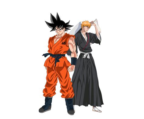 GOKU AND ICHIGO by steeven7620 on DeviantArt