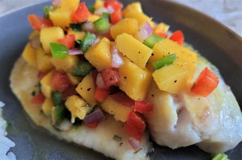 Baked Tilapia With Mango Jalapeno Salsa Chicken Soup With Dumplings