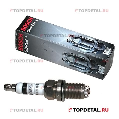 Свеча BOSCH Super-4 FR78 X ВАЗ-2110-12 16кл, ВАЗ-2126 Приора 1.6 ...