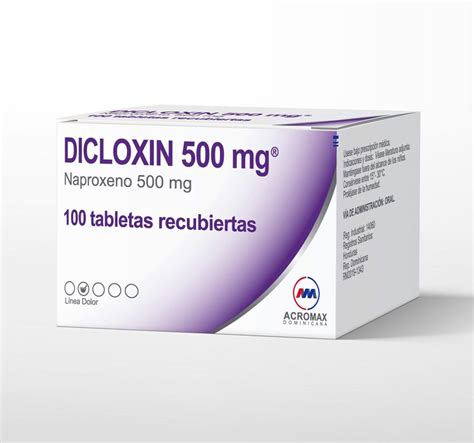 Dicloxin 500Mg Tabletas FarmaciaRD