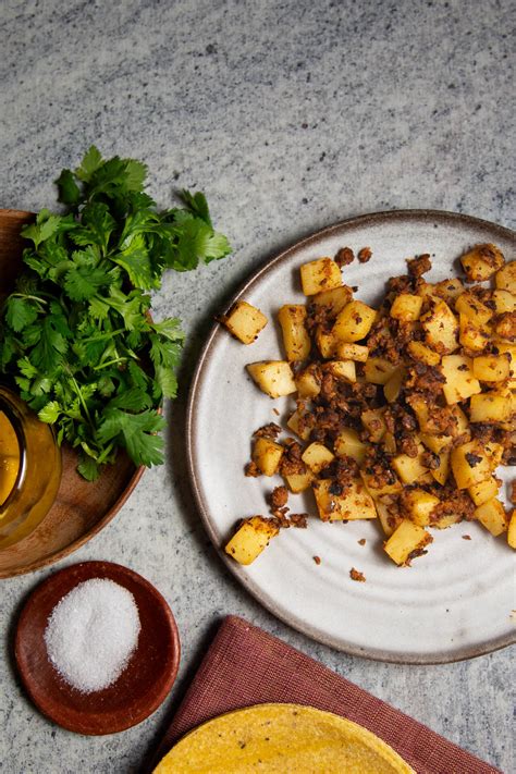 Papas Con Chorizo Receta Vegana