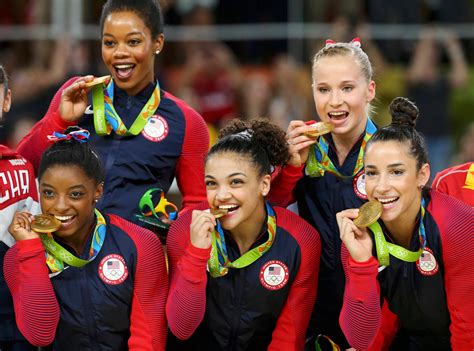 US women's gymnastics team wins gold in Rio