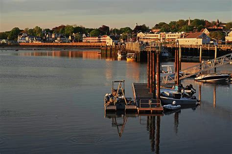 Plymouth Ma Waterfront Plymouth Harbor Pier Photograph By Toby Mcguire