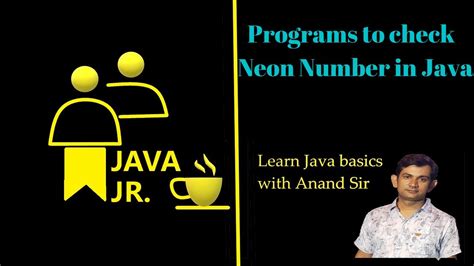 Program To Check Neon Number In Java Youtube