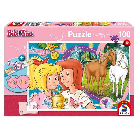 Schmidt Spiele Puzzle Bibi und Tina Pferdeglück 100 Teile 56320