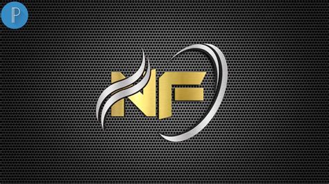 N F Professional Logo Design On Android Pixellab Tutorial Easy Design