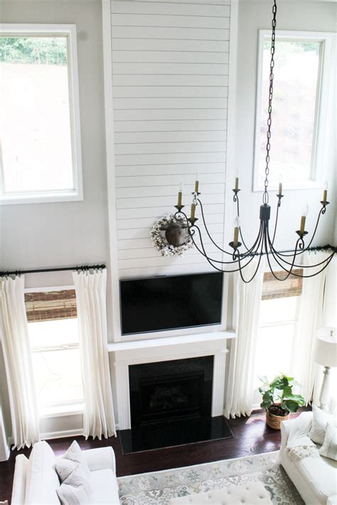 Diy Shiplap Fireplace Tutorial Home And Hallow