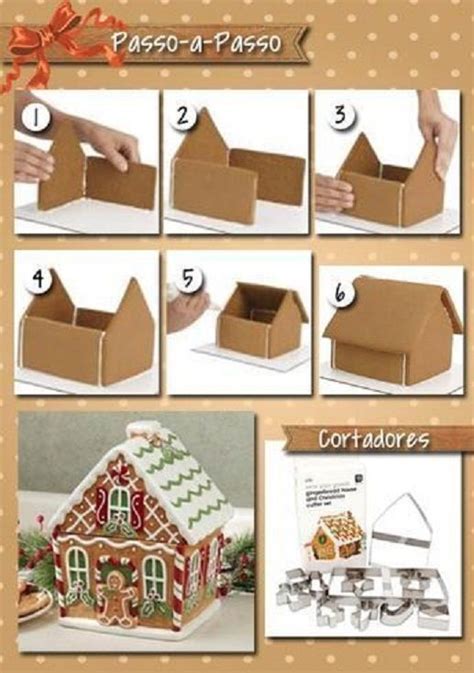 Hagamos Una Casita De Jengibre Para Navidad Christmas Gingerbread House Gingerbread House