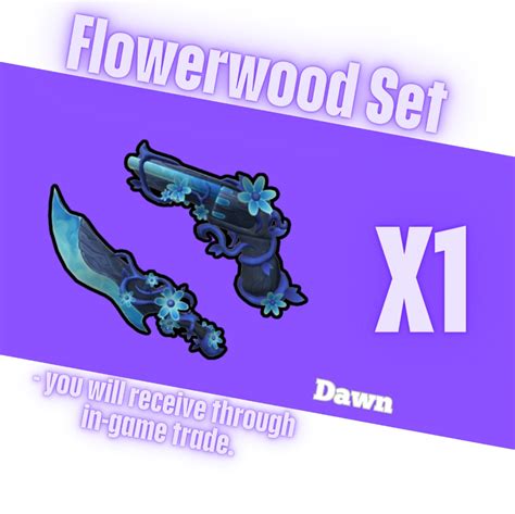 Mm2 Flowerwood Set Video Gaming Gaming Accessories In Game Products