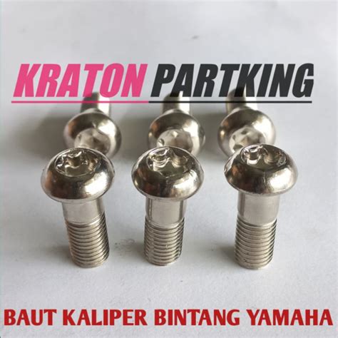 Jual BAUT BINTANG KALIPER CAKRAM PALA BABI YAMAHA RX KING FIZ R VEGA