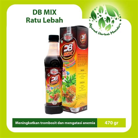 Jual DB Mix Ratu Lebah 470 Gr Sari Kurma Madu Angkak Propolis Plus