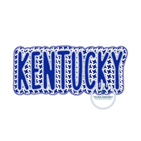 Kentucky Applique Etsy