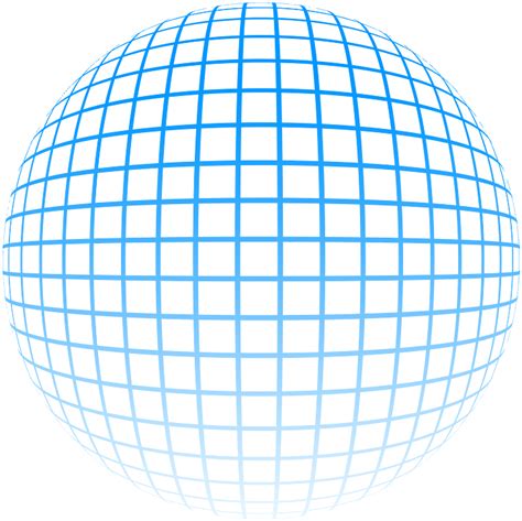 Download Transparent Grid Globe Png - Square Grid On Sphere - ClipartKey