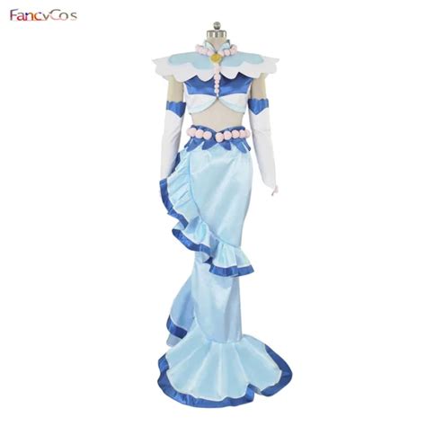 Halloween Womens Go Princess Precure Cure Curemermaid Dress Costume Cosplay Adult Costume