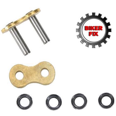 DID 525 ZVM X 2 GOLD Replacement Soft Rivet Master Link Motorcycle