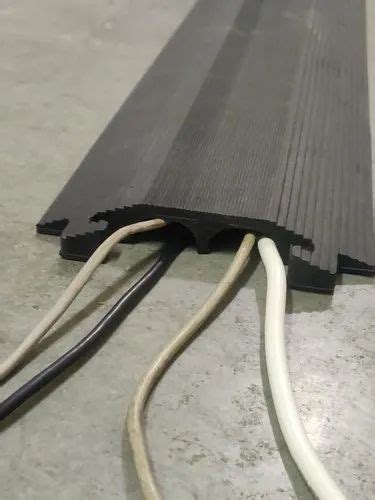 Floor Cable Protector Rubber Mat For To Cover Loose Wires And Cables 2