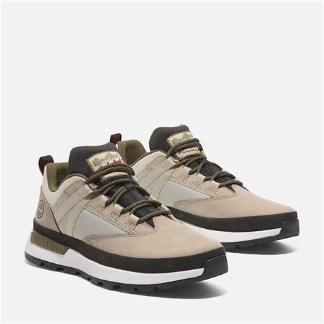 Euro Trekker Low Top Sneaker zum Schnüren für Herren in Beige