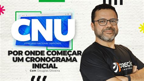 Concurso Nacional Unificado Cronograma De Estudos Para Iniciantes No