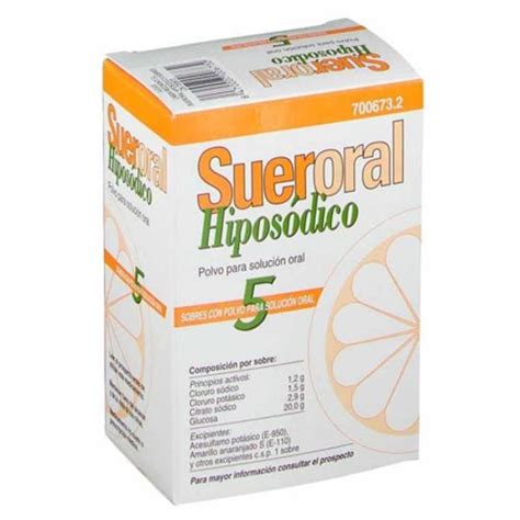 Sueroral Hipos Dico Sobres Polvo Para Soluci N Oral Farmacia Cal Bria