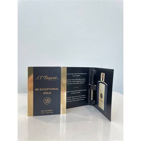 NEW STOCK ORI S T DUPONT BE EXCEPTIONAL GOLD M FOR MEN EDP 1 2ML