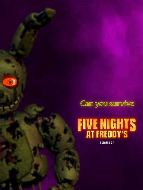 Five Nights At Freddys Springtrap Poster Fandom