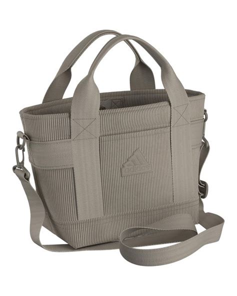 Adidas Corduroy Mini Tote Bag In Gray Lyst