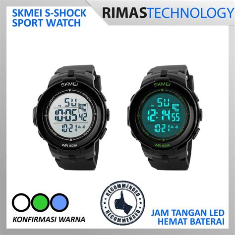 Jual Terlaris SKMEI S Shock Sport Watch Water Resistant 50m DG1127