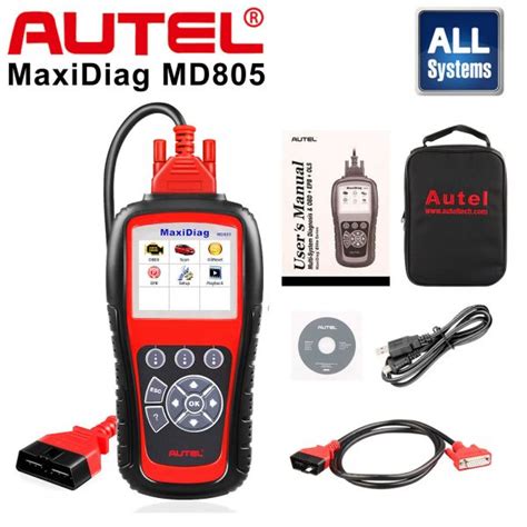 Autel Maxidiag Md Obd Scanner Full System Diagnostic Tool Tech