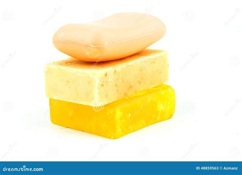 Soaps Isolated On White Background Stock Image Image Of Soaps